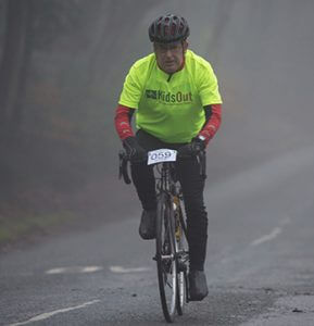 Mike on a bike Good Friday bike ride