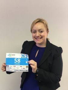 Laura Everitt is set to run her first marathon for local charity Harry’s Rainbow