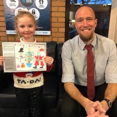 Christmas card competition winner