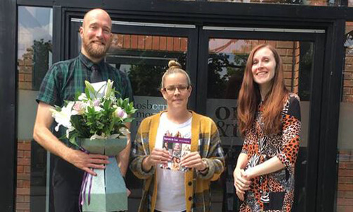 Georgina Pantling collects prizes