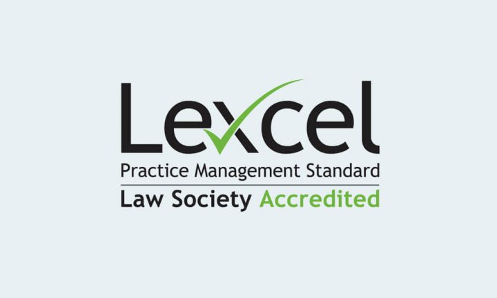 Lexcel Practice Management Standard - Law Society Accredited