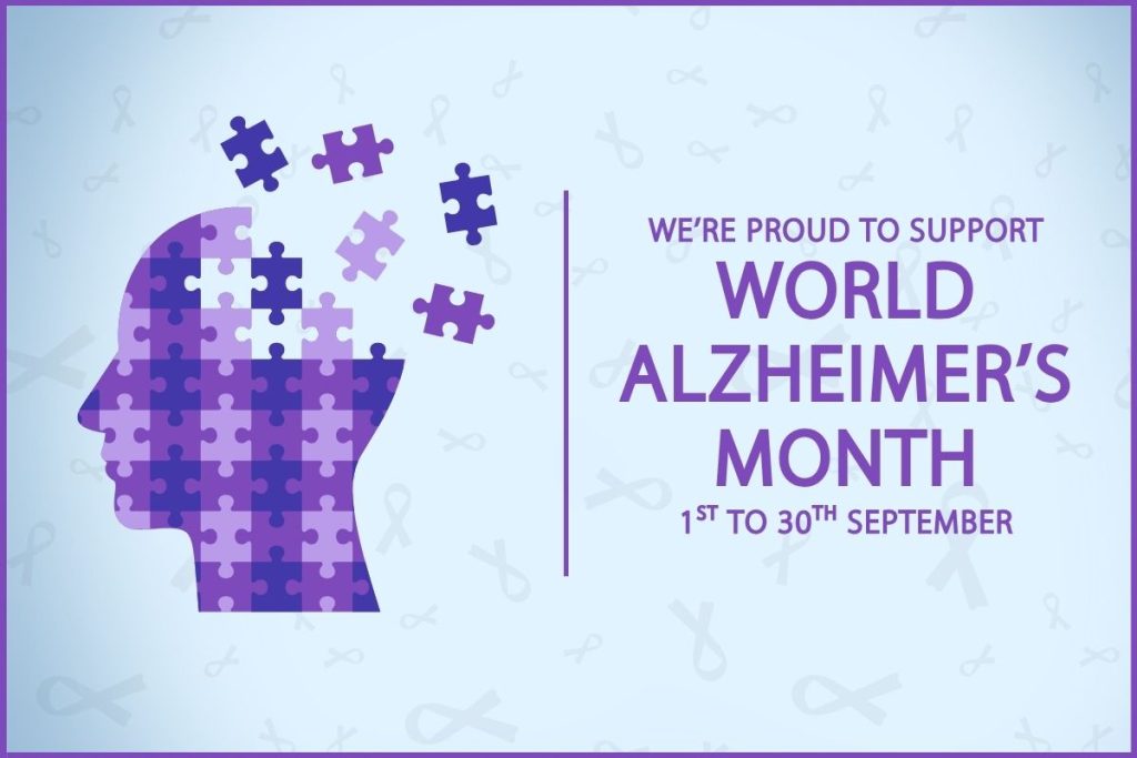 World alzheimer's month banner